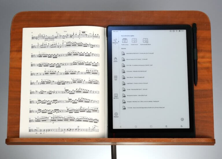 Test PadMu 4 la meilleure liseuse pour musiciens