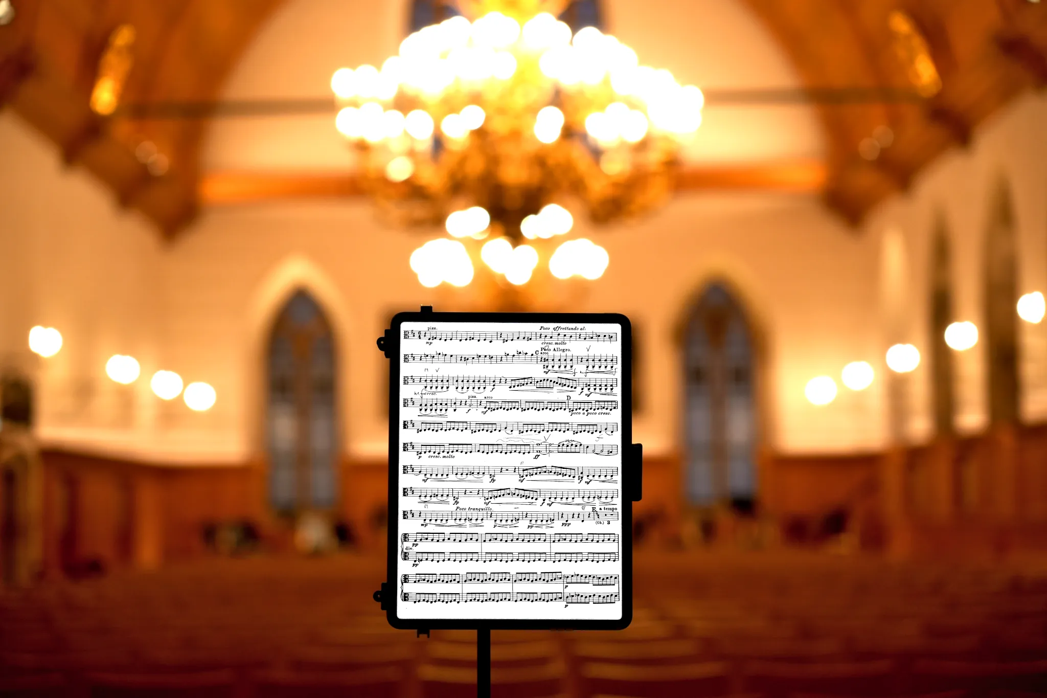 Travailler ses partitions de musique avant un concert avec un iPad Pro (avec forScore ou Newzik)