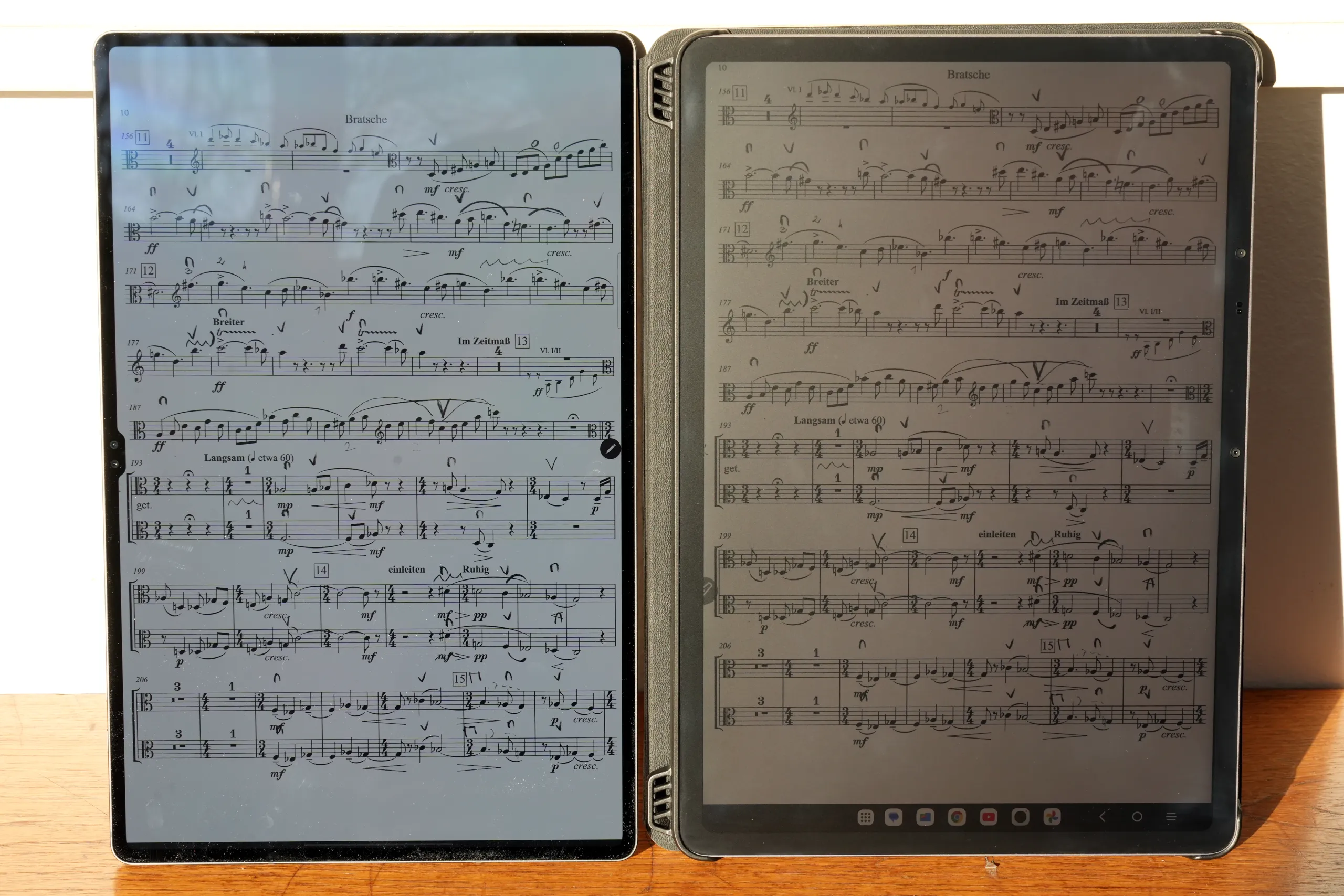 Test TCL NxtPaper 14 (pour les partitions)